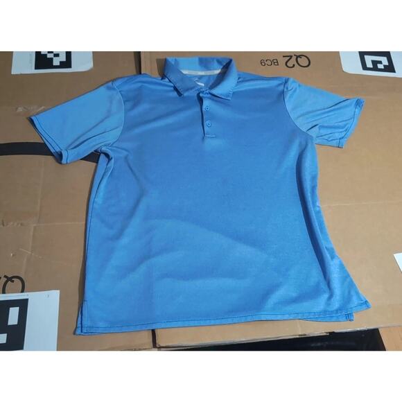 Adidas Golf Shirt,‎ Light Blue, Large, Men's Apparel, Stylish Top, Comfortable - Picture 1 of 8